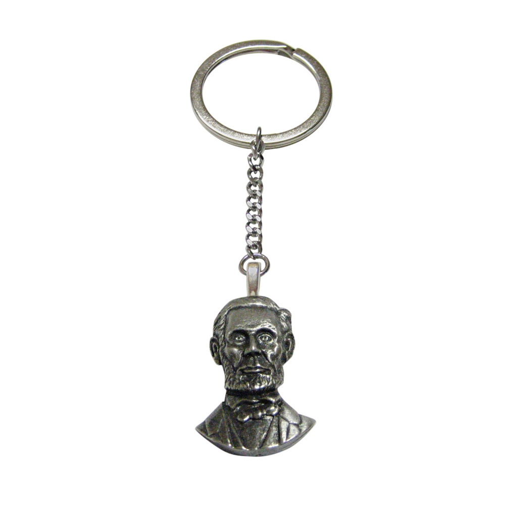 Abraham Lincoln Pendant Keychain